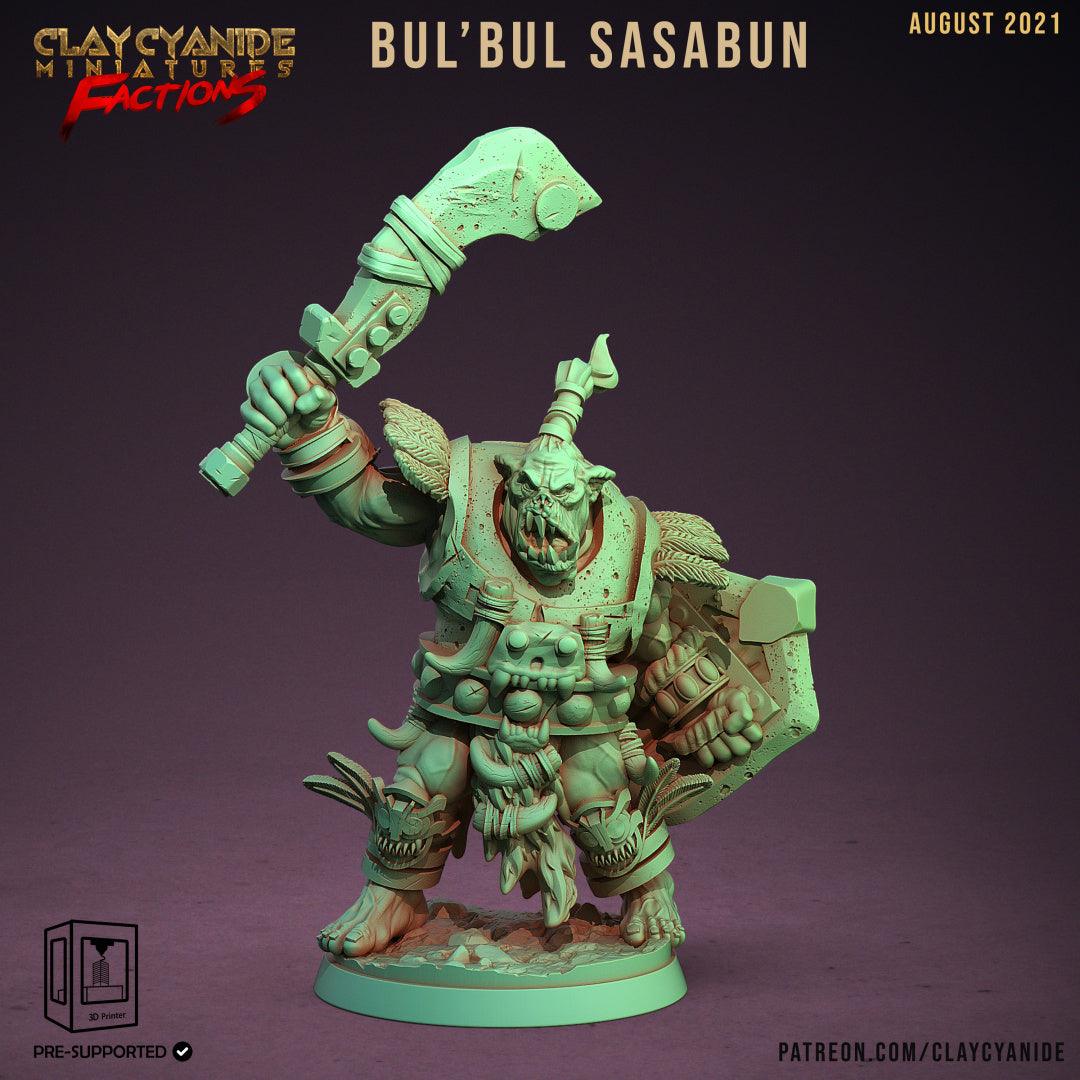 3D Printed Clay Cyanide Ugok Warlords Orks Tribes Factions Ragnarok D&D