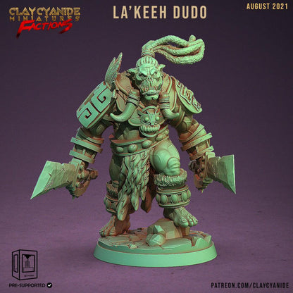 3D Printed Clay Cyanide Ugok Warlords Orks Tribes Factions Ragnarok D&D