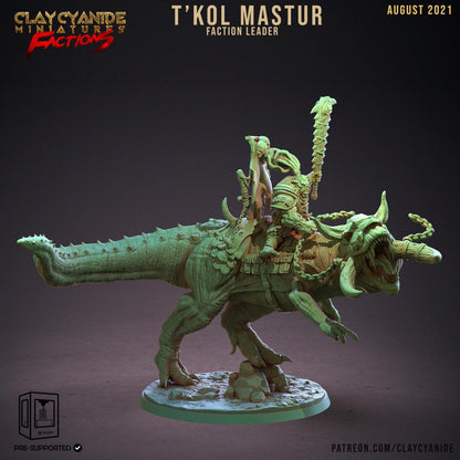 3D Printed Clay Cyanide Ugok Warlords Orks Tribes Factions Ragnarok D&D