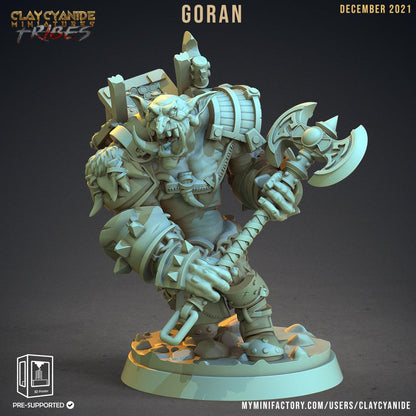 3D Printed Clay Cyanide War Trolls Tribes Factions Ragnarok D&D