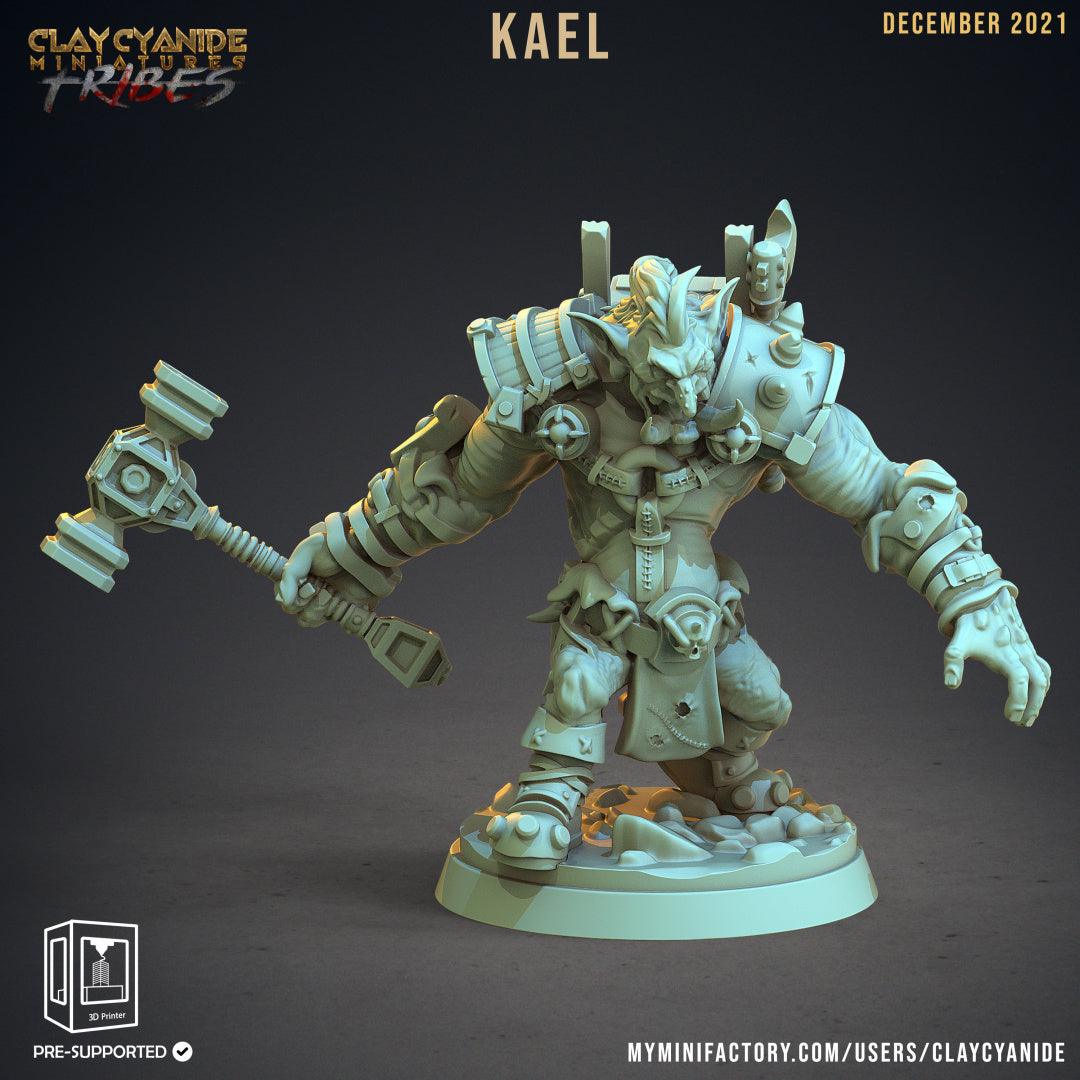 3D Printed Clay Cyanide War Trolls Tribes Factions Ragnarok D&D