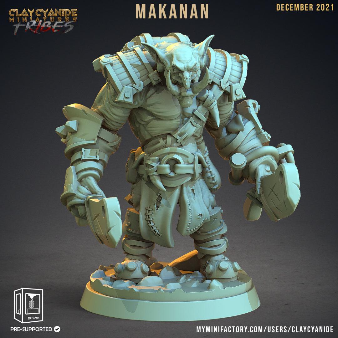 3D Printed Clay Cyanide War Trolls Tribes Factions Ragnarok D&D