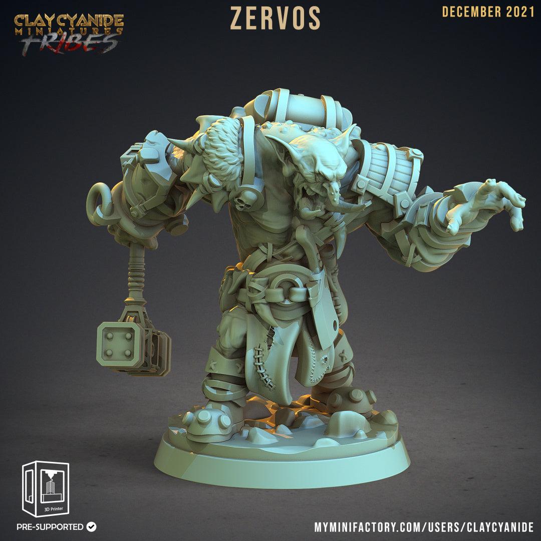 3D Printed Clay Cyanide War Trolls Tribes Factions Ragnarok D&D