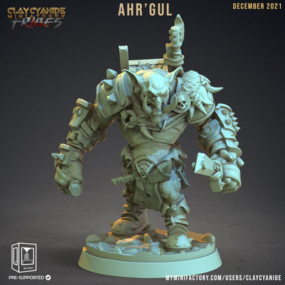3D Printed Clay Cyanide War Trolls Tribes Factions Ragnarok D&D