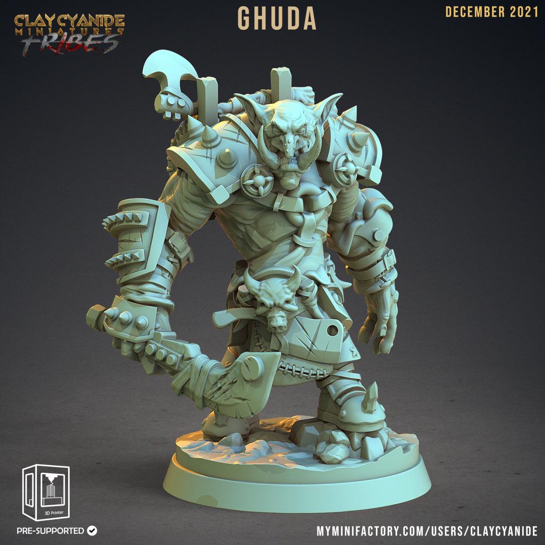 3D Printed Clay Cyanide War Trolls Tribes Factions Ragnarok D&D