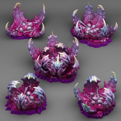 3D Printed Fantastic Plants and Rocks Alien Carnivorous Plants 28mm - 32mm D&D Wargaming
