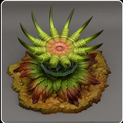 3D Printed Fantastic Plants and Rocks Ocean Sea Terrain Set 28mm - 32mm D&D Wargaming