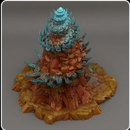 3D Printed Fantastic Plants and Rocks Ocean Sea Terrain Set 28mm - 32mm D&D Wargaming