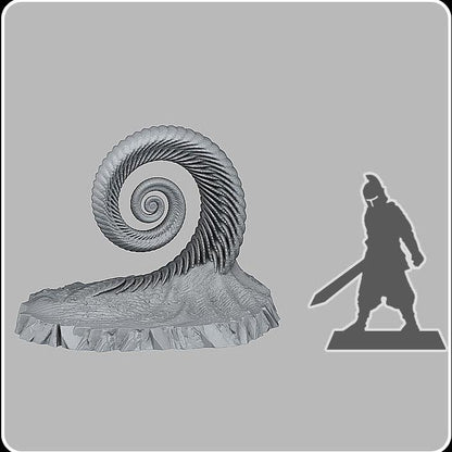 3D Printed Fantastic Plants and Rocks Ocean Sea Terrain Set 28mm - 32mm D&D Wargaming