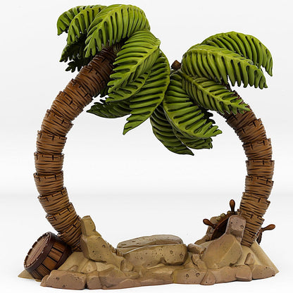 3D Printed Fantastic Plants and Rocks Pirate Island Portal With Its Pirate Skull Effect 28mm - 32mm D&D Wargaming