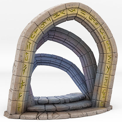 3D Printed Fantastic Portals and Effects Celestial Portal 28mm - 32mm D&D Wargaming