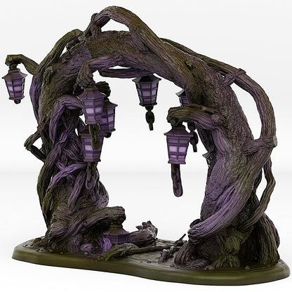 3D Printed Fantastic Portals and Effects Creepy Forest Portal 28mm - 32mm D&D Wargaming