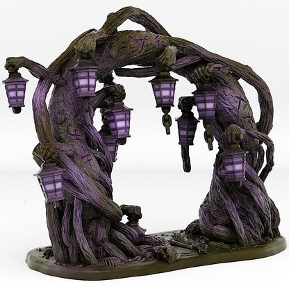 3D Printed Fantastic Portals and Effects Creepy Forest Portal 28mm - 32mm D&D Wargaming