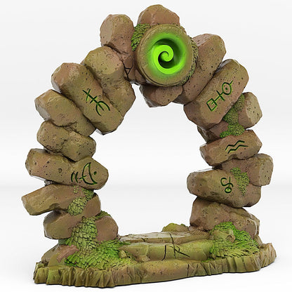 3D Printed Fantastic Portals and Effects Druid Portal 28mm - 32mm D&D Wargaming