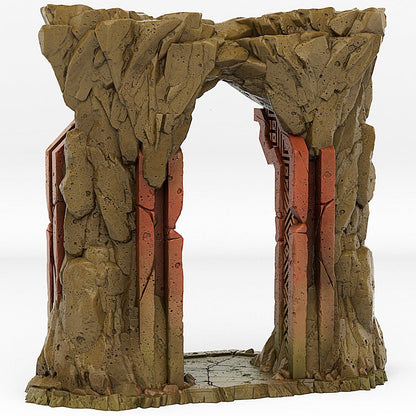 3D Printed Fantastic Portals and Effects Dwarf Portal 28mm - 32mm D&D Wargaming