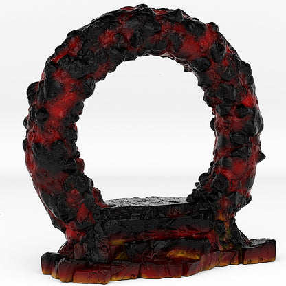 3D Printed Fantastic Portals and Effects Lava Portal 28mm - 32mm D&D Wargaming