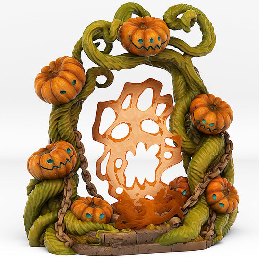 3D Printed Fantastic Portals and Effects Pumpkins Portal 28mm - 32mm D&D Wargaming