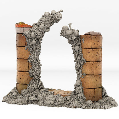 3D Printed Fantastic Portals and Effects Skeletons Portal 28mm - 32mm D&D Wargaming