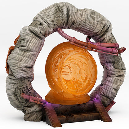 3D Printed Fantastic Portals and Effects Space Ship Portal 28mm - 32mm D&D Wargaming