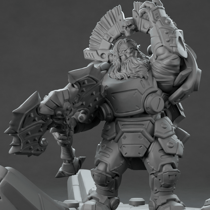 3D Printed Nafarrate Assault Orc Set Space Orcs 28 32 mm D&D
