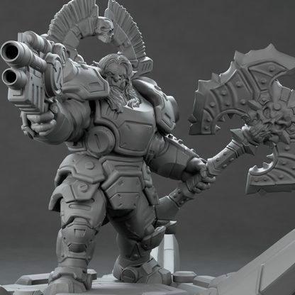 3D Printed Nafarrate Assault Orc Set Space Orcs 28 32 mm D&D