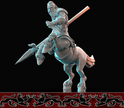 3D Printed Nafarrate Centaur Bestiary Creatures Volume 1 28mm 32mm D&D
