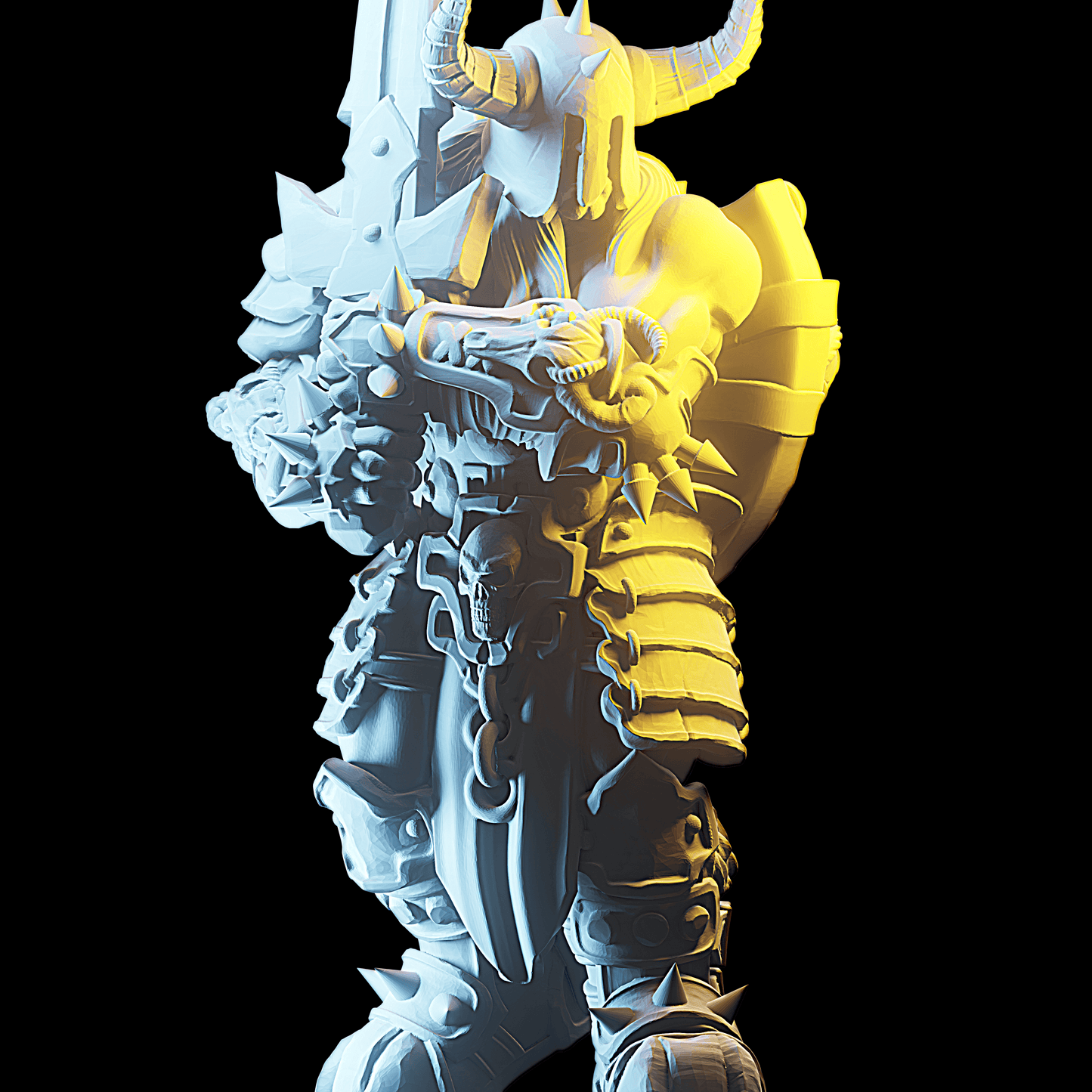 3D Printed Nafarrate - Chaos Vikings Chaos Viking 4 - 28 32 mm D&D
