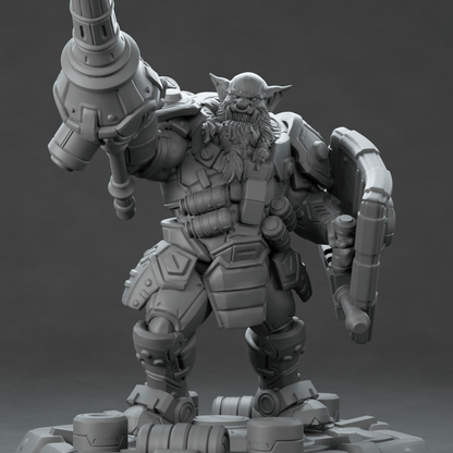3D Printed Nafarrate Hunter Orc Set Space Orcs 28 32 mm D&D