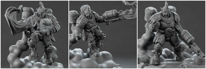 3D Printed Nafarrate Jumper Orc Set Space Orcs 28 32 mm D&D