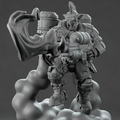 3D Printed Nafarrate Jumper Orc Set Space Orcs 28 32 mm D&D