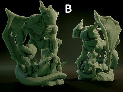 3D Printed Nafarrate Nightgaunt Lovecraftian Bestiary 28 32 mm D&D