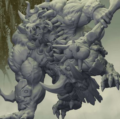 3D Printed Nafarrate Rats Army Demon Rat Set 28mm 32mm D&D