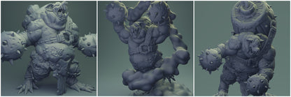 3D Printed Nafarrate Rats Army Rat Bomb Set 28mm 32mm D&D