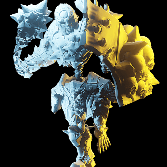 3D Printed Nafarrate Skeleton Defender Skeletons Army 28mm 32mm D&D