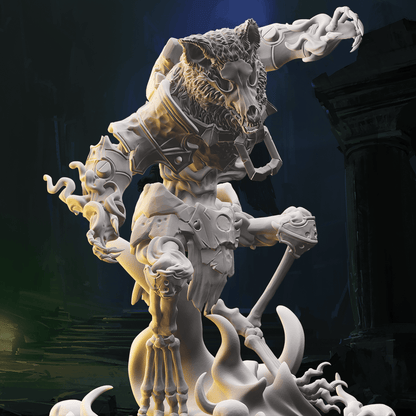 3D Printed Nafarrate Skeletons Army Skeletal Werewolf Set 28mm 32mm D&D
