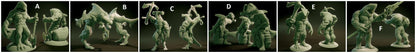 3D Printed Nafarrate Wereshark Lovecraftian Bestiary 28 32 mm D&D