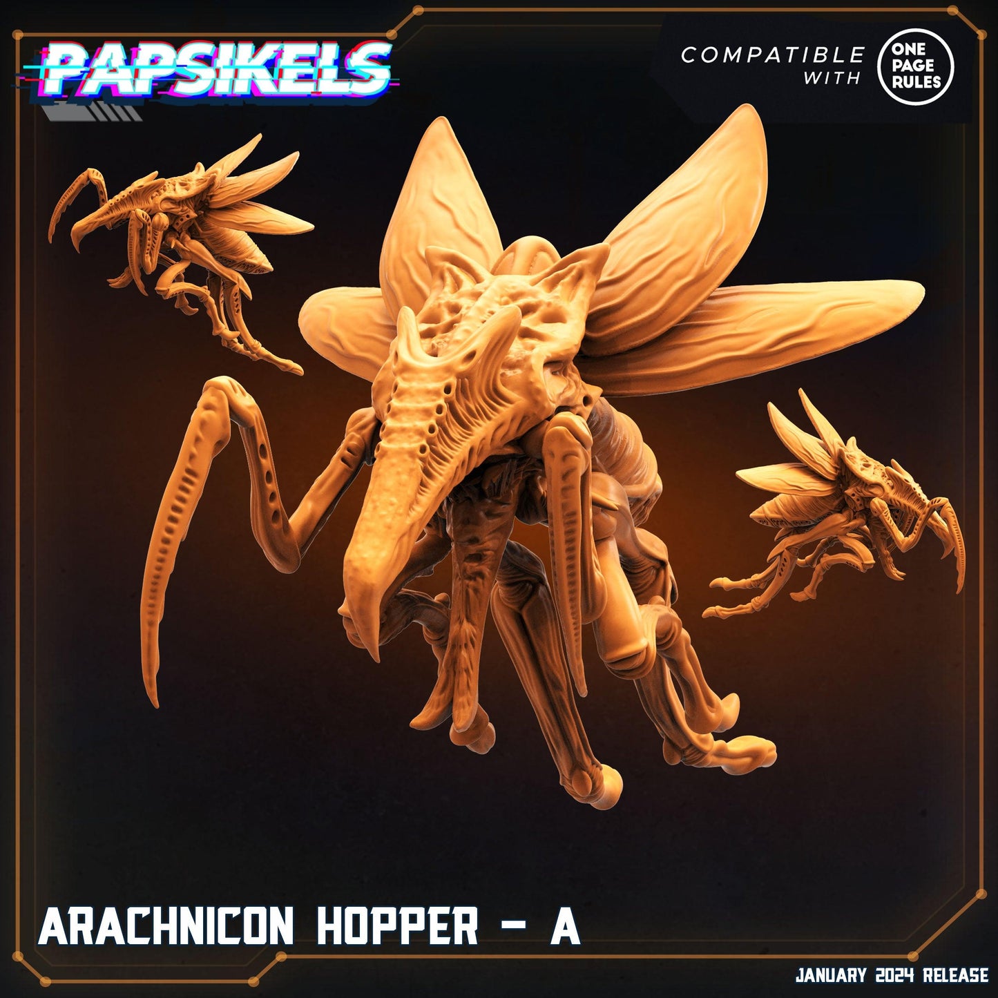 3D Printed Papsikels Arachnicon Hoppers Set Dropship Troopers 28mm 32mm