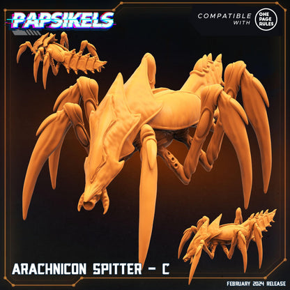 3D Printed Papsikels Arachnicon Spitter Set 28mm 32mm