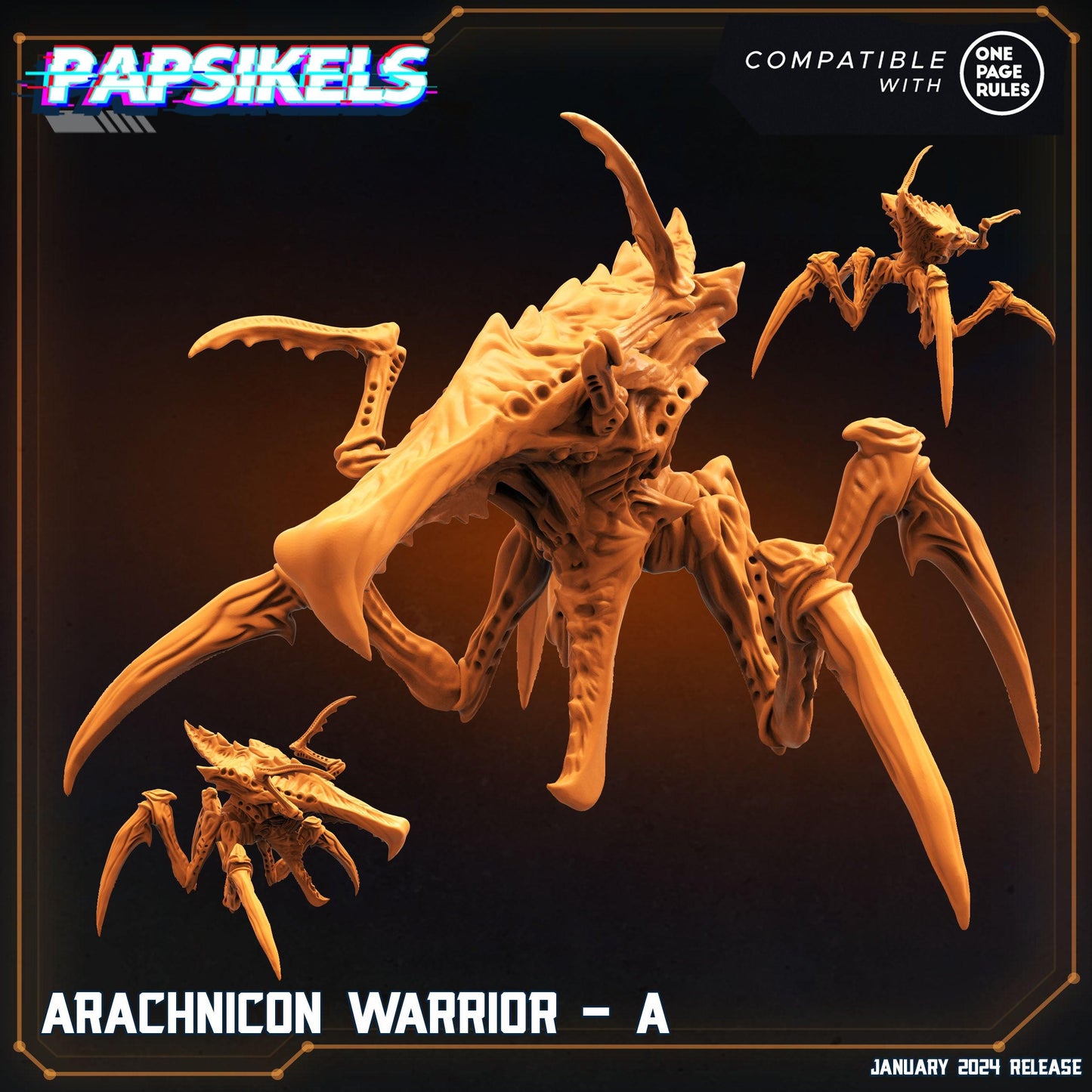 3D Printed Papsikels Arachnicon Warriors Set Dropship Troopers 28mm 32mm