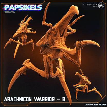 3D Printed Papsikels Arachnicon Warriors Set Dropship Troopers 28mm 32mm