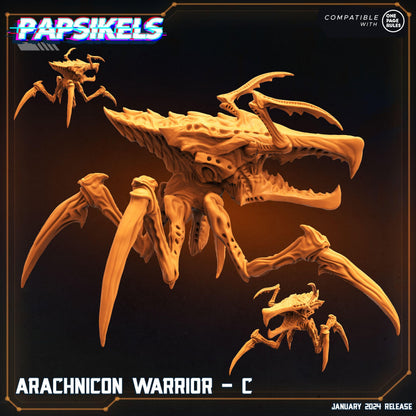 3D Printed Papsikels Arachnicon Warriors Set Dropship Troopers 28mm 32mm