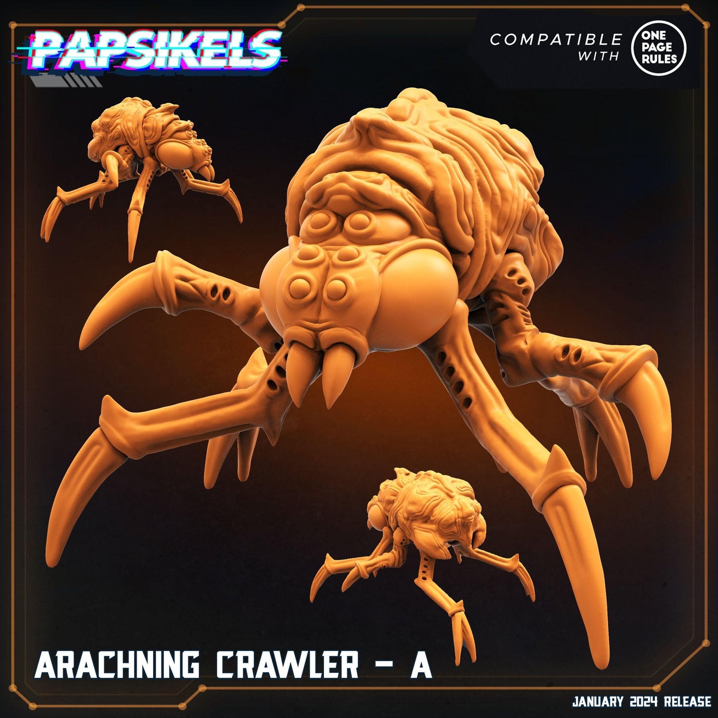 3D Printed Papsikels Arachning Crawlers Set Dropship Troopers 28mm 32mm