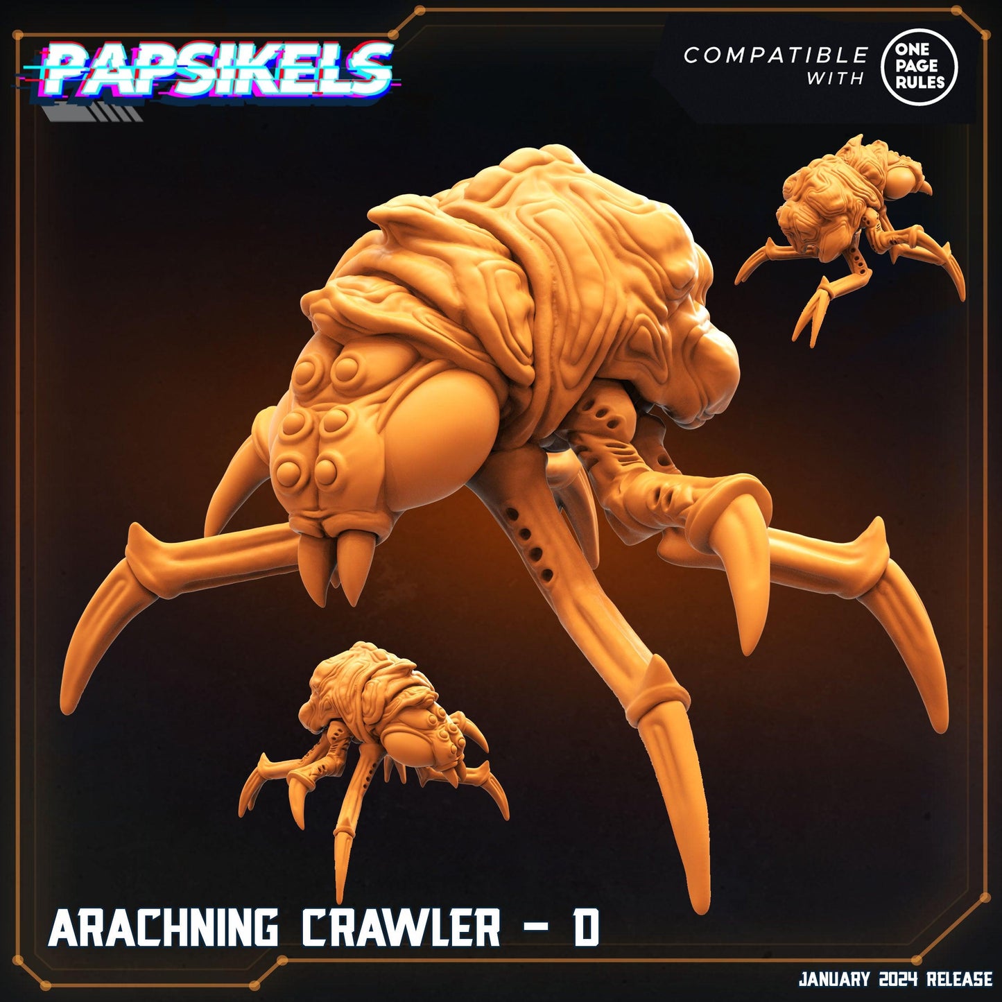 3D Printed Papsikels Arachning Crawlers Set Dropship Troopers 28mm 32mm