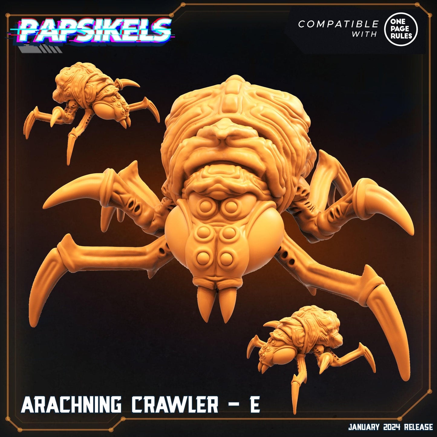 3D Printed Papsikels Arachning Crawlers Set Dropship Troopers 28mm 32mm