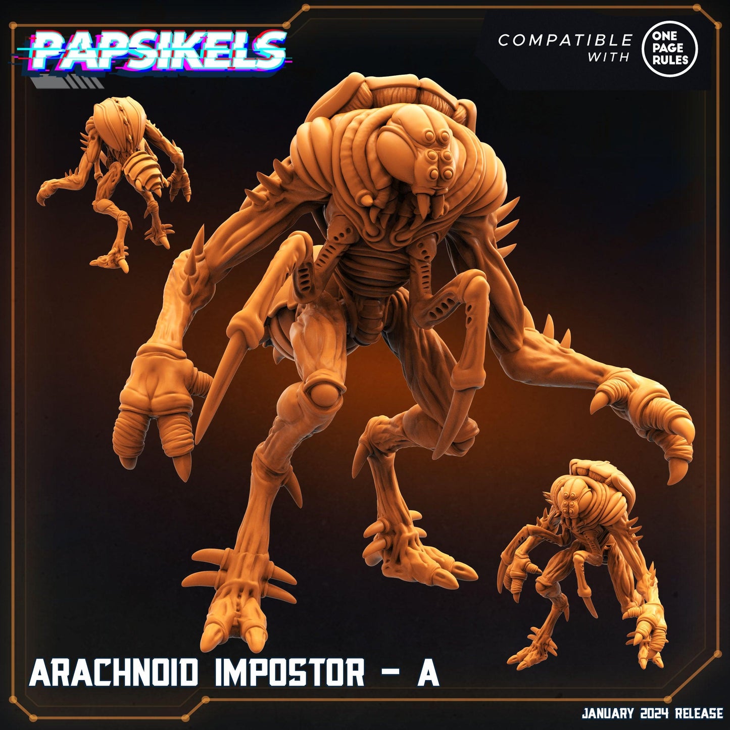 3D Printed Papsikels Arachnoid Impostors Set Dropship Troopers 28mm 32mm