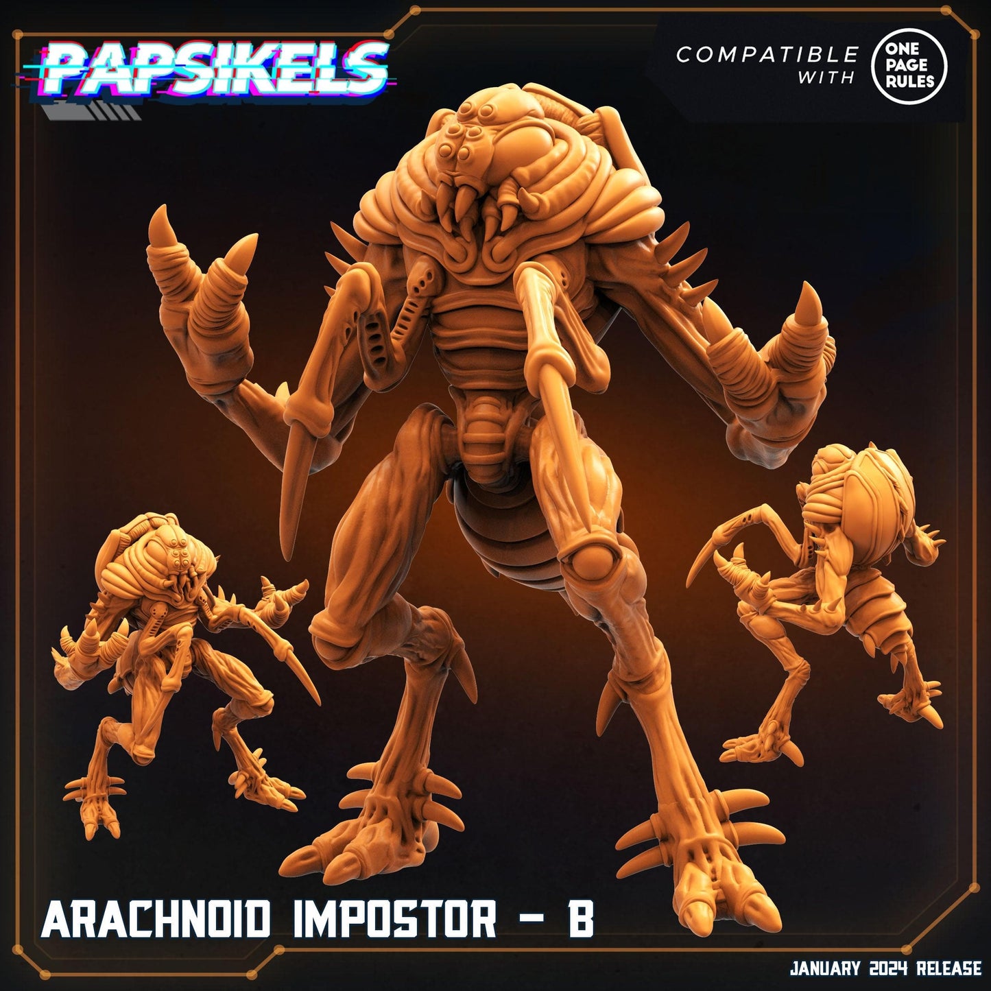3D Printed Papsikels Arachnoid Impostors Set Dropship Troopers 28mm 32mm