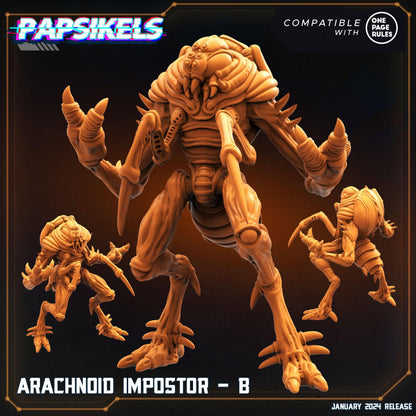 3D Printed Papsikels Arachnoid Impostors Set Dropship Troopers 28mm 32mm