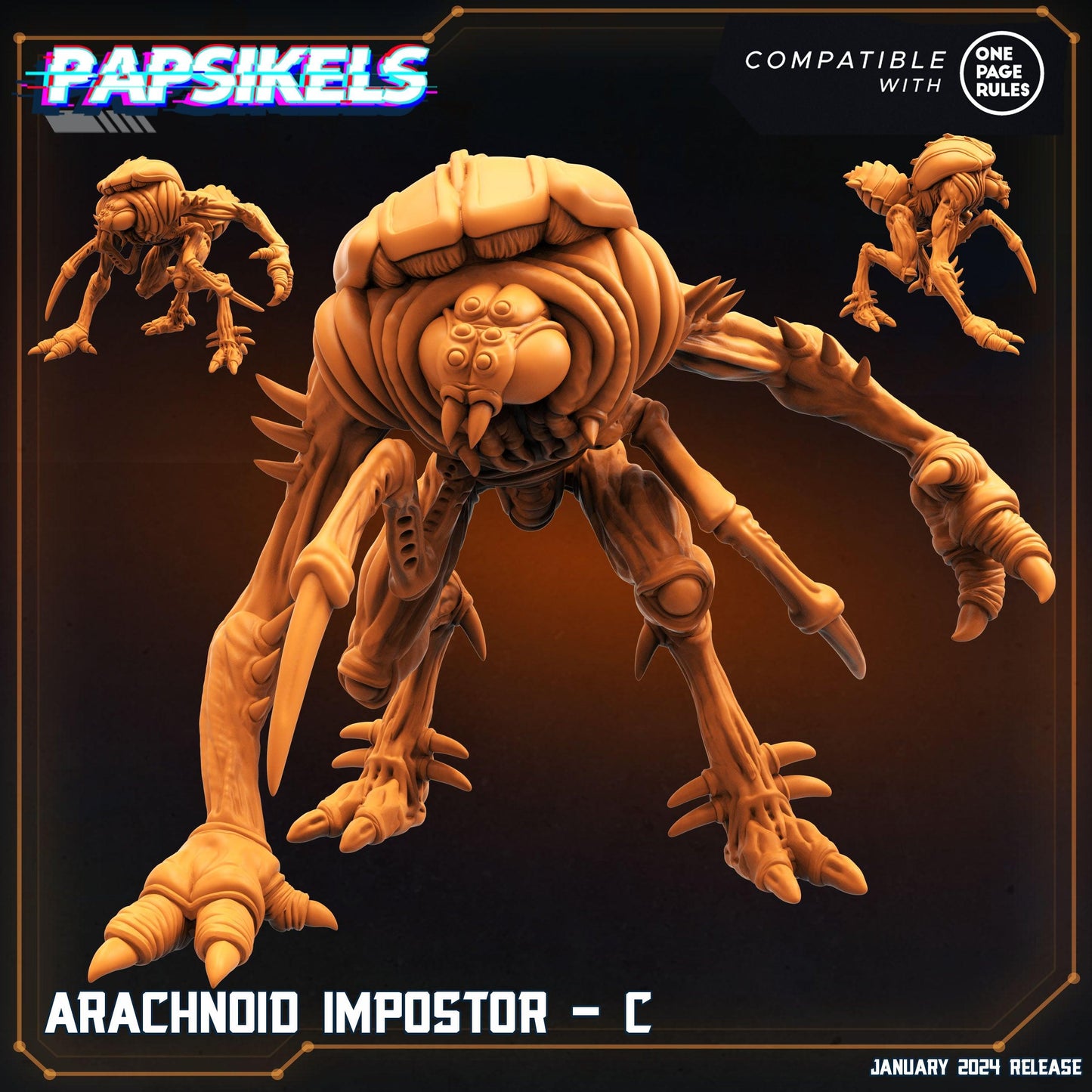 3D Printed Papsikels Arachnoid Impostors Set Dropship Troopers 28mm 32mm