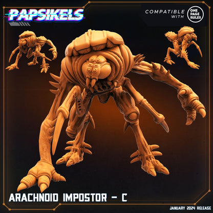 3D Printed Papsikels Arachnoid Impostors Set Dropship Troopers 28mm 32mm