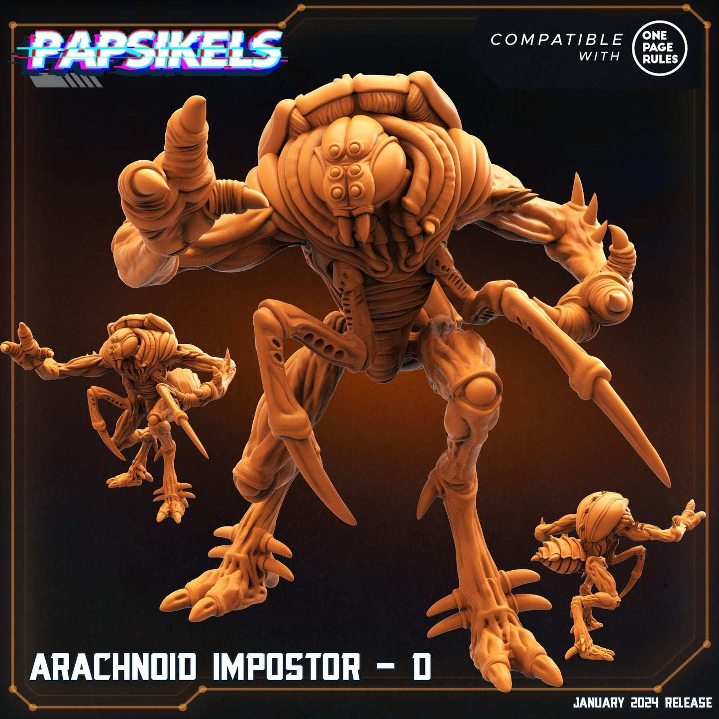 3D Printed Papsikels Arachnoid Impostors Set Dropship Troopers 28mm 32mm